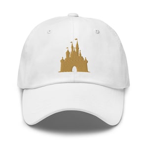 Castle Embroidered  Baseball Hat | Most Magical Place Cap | Cute Stocking Stuffer | WDW DCA
