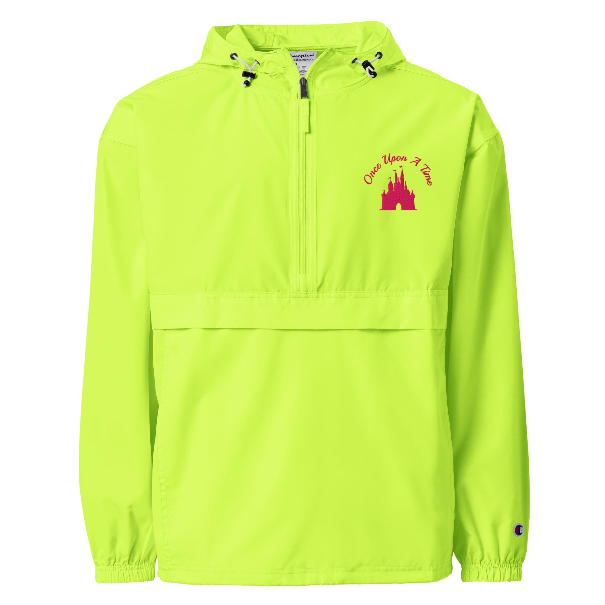 Embroidered "Once Upon a Time" Champion Jacket | Magic Rain or Shine