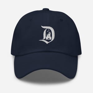 Embroidered “D” Cap - Minimal | DCA Unisex | Magical Theme Park Accessory