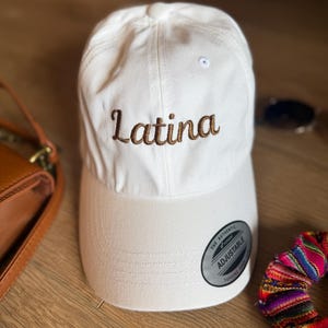 Embroidered Latina Baseball Cap: Latinx Streetwear