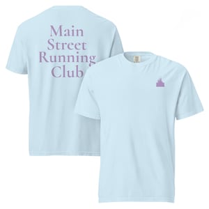 Koszulka maratońska Main Street Running Club™ | Koszulka do biegania | Koszulka z grafiką Comfort Colors | Koszulka Run Club | Koszulka Castle dla biegaczy