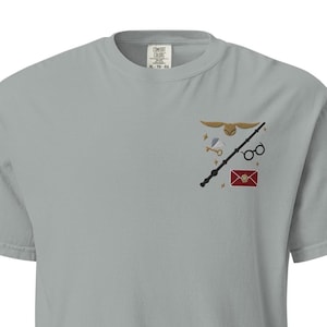 Wizard Embroidery T-Shirt: Comfort Colors Unisex Tee