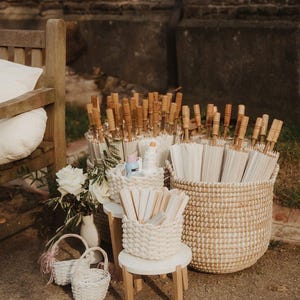 Ombrello (60 cm) per matrimoni per gli ospiti o per servizi fotografici