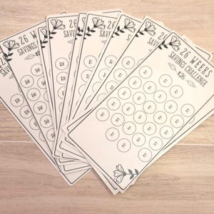 26 Weeks Savings Challenge Bundle