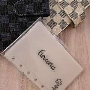 Set of 6 A7 EVERYDAY Matte Cash Envelopes (Binder NOT included)