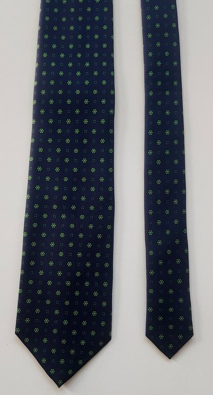 E. MARINELLA. 8.5 Cm Vintage 5-fold Navy-blue Floral Silk Tie. | Etsy UK