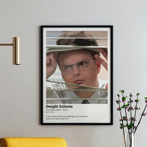 Dwight Schrute Printable Wall Art & Postcard – The Office TV Show Quote – Instant Download – Perfect Gift Idea