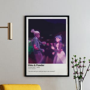 Poster della scena di danza "Stay in One Moment" di Digital Ekko & Powder – Cartolina con citazione arcana e arte murale – Download immediato