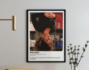 Rosa Diaz Art Print: Brooklyn Nine-Nine Quote (Digital Download)