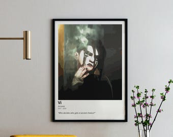 Vi Arcane Art Print: League of Legends Gaming Decor (Digital Download)