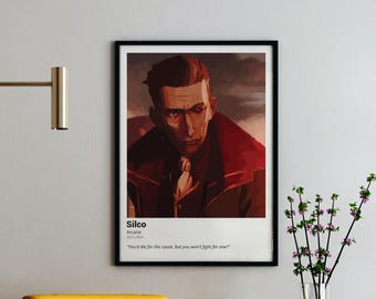 Silco Quote Poster: Arcane Villain, League of Legends Art (Instant Download)