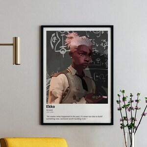Ekko Printable Vector Wall Art – Arcane Quote Poster – Instant Download Print – Gift for Fans - League of Legends - Postcard