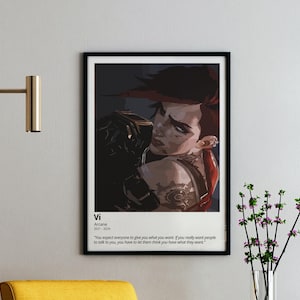Vi Arcane League of Legends Wall Art: Vector Quote Print (Digital Download)