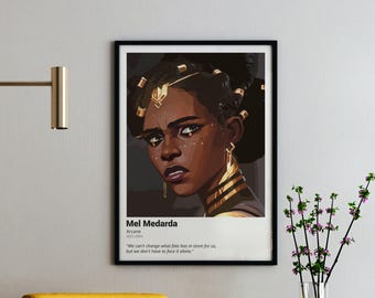 Mel Medarda Zitat Poster: Arcane League of Legends Kunst (Digitaler Download)