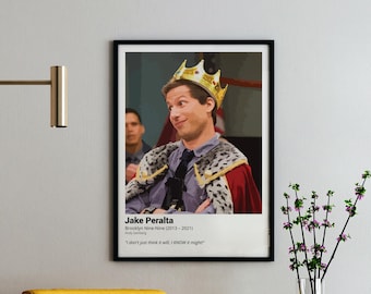 Jake Peralta Quote Print: Brooklyn Nine-Nine Wall Art (Digital Download)