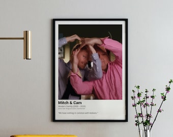 Mitch & Cam Modern Family Poster: Funny LGBTQ Sitcom Art (Digital Download)