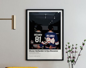 Heated Rivalry Print – Shane Hollander, Ilya Rozanov Quote (Digital Download)