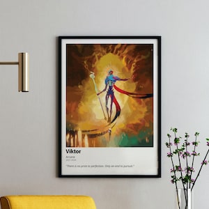 Viktor Arcane Quote Print: League of Legends TV Show Art (Digital Download