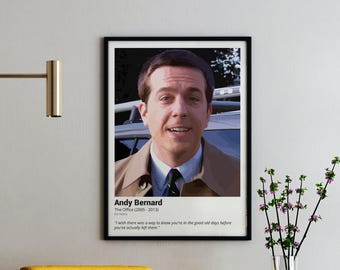 Andy Bernard 'The Office' Quote Poster: Nostalgic TV Art (Digital Download)