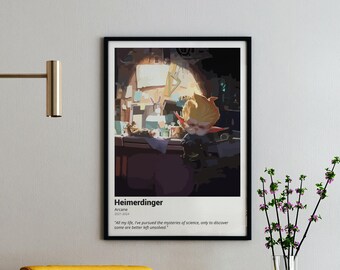 Heimerdinger Arcane Poster: League of Legends Vector Art (Digital Download)