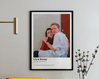 Lily & Barney 'How I Met Your Mother' Quote Poster (Digital Download)