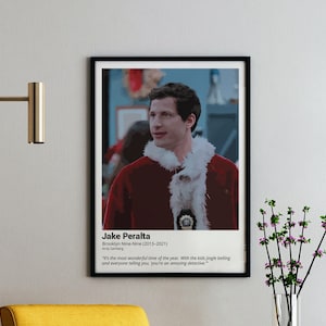 Jake Peralta Christmas Quote Wall Art & Postcard – Brooklyn Nine-Nine Stampa digitale – Download immediato – Idea regalo per le feste