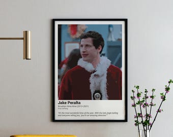 Jake Peralta Christmas Quote Print - Brooklyn Nine-Nine Wall Art (Digital Download)