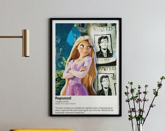 Rapunzel Wall Art - Tangled Digital Print - Disney Quote Poster - Instant Download Printable Decor