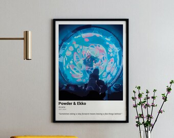 Powder & Ekko Arcane Poster: Emotional TV Show Art (Digital Download)