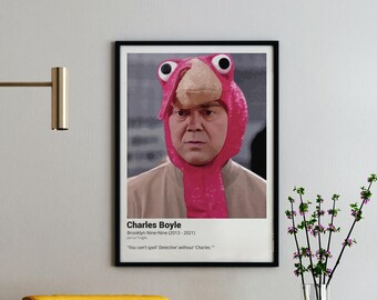 Charles Boyle Turkey Costume Print - Brooklyn Nine-Nine Funny Art (Digital Download)