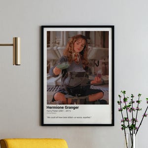 Hermione Granger Wall Art stampabile – Emma Watson – Poster per fan di Harry Potter per Potterheads – Citazione magica – Download immediato della cartolina