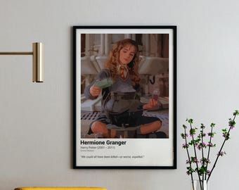 Hermione Granger Art Print: Harry Potter Quote Poster (Digital Download)