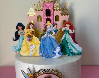 Disney Princess cake topper - Princess Party - Princess Birthday - Party