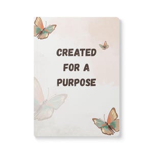Butterfly Theme Softcover Journal - Inspirational Gift for Writers, Nature Lovers, School, Home Office, Self-Discovery