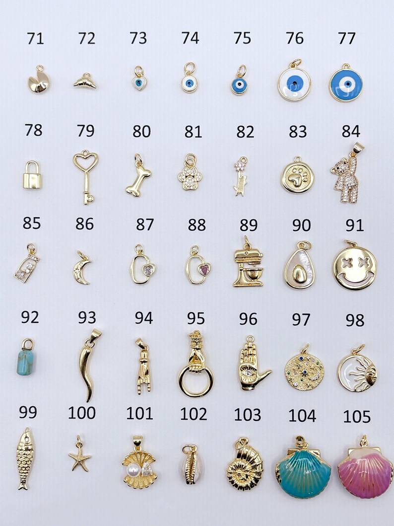 Multi Custom Carabiner Charm Necklace. Build Your Own Custom Charm