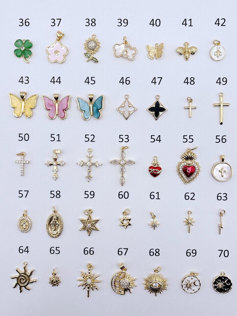 Multi Custom Carabiner Charm Necklace. Build Your Own Custom Charm