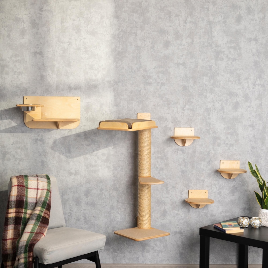 Photo inspiration: Space Saving Cat Tree Cat Scratching Post Cat Feeder Cat Photo Inspiration