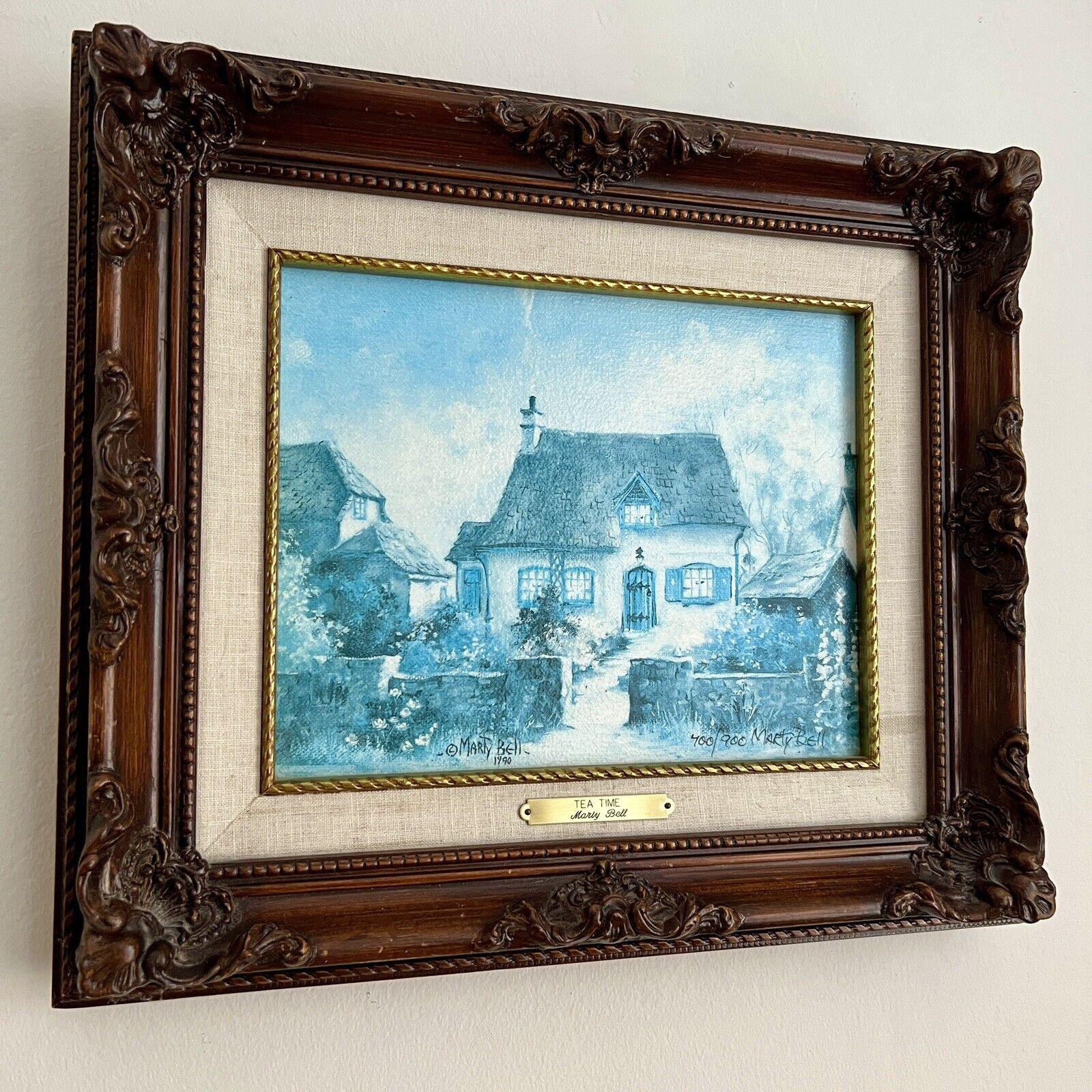 Authentic Limited Edition Signed Art Lithograph Tea Time by Marty