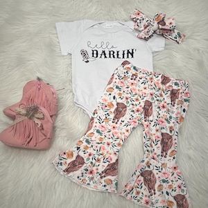 Conjunto de bebé hola campestre
