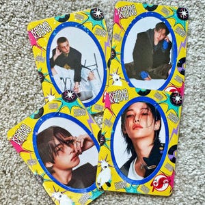 Stray Kids Karma Fotokartenhalter | 3 "x4" K-Pop PC Halter + Fanmade Fotokarte | SKZ Vinyl Tasche