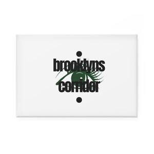 Imán White Eye del corredor de Brooklyn, 2 x 3 pulgadas, individual o paquete de 10.