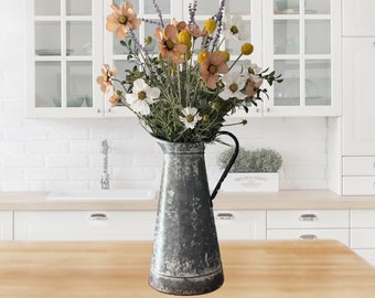 Decorative Water Pitcher for Kitchen: Customize with or without Flowers