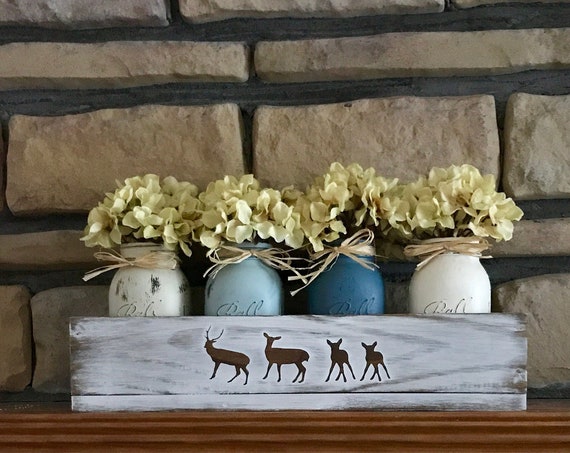 Hunting Decor Living Room, Deer or Duck Decor, Deer Mantle Decor, Buck, Does, Fawn Sign, Deer Picture, Hunting Cabin Decor, Hunters Gift