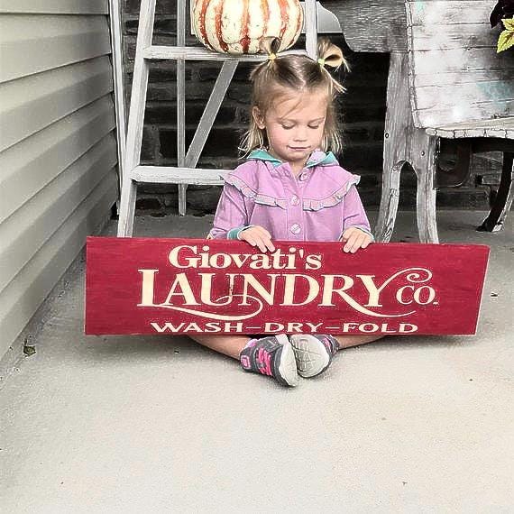 Custom Laundry Room Decor, Farmhouse Laundry Sign, Mud Room Decor, Wall Decor for Laundry Room, Custom Housewarming Gift, Custom House Sign