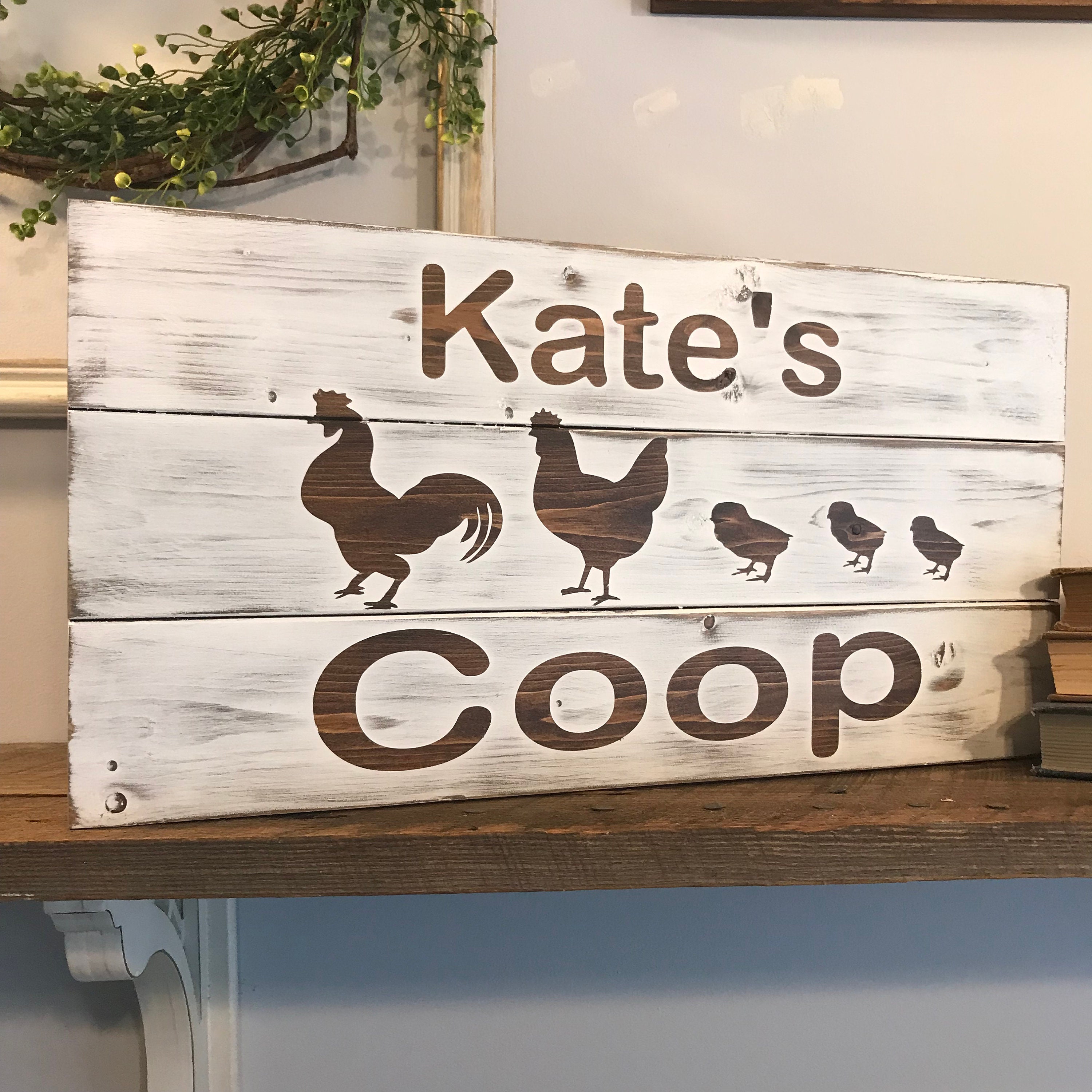Download Rustic Farmhouse Sign, Chicken coop Sign, Rustic Wood Sign ...