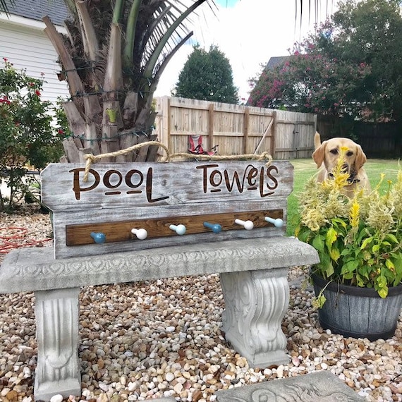 Swimming Pool Sign, Bar Sign, Pool Accessories, Wood Sign, Personalized Custom Gift For Her