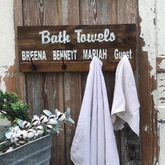 Bathroom Towel Hooks Organization for Towels, Kids Bathroom Wall Hanging Towel Hooks, Bathroom Storage Rack, Kids Bathroom Towel Hooks