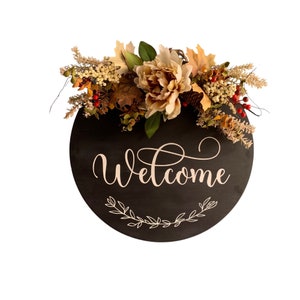 Welcome Front Door Decor Year Round Wreath Sign, Front Door Wreath, Door Hanger, Door Wreath, Housewarming Gift
