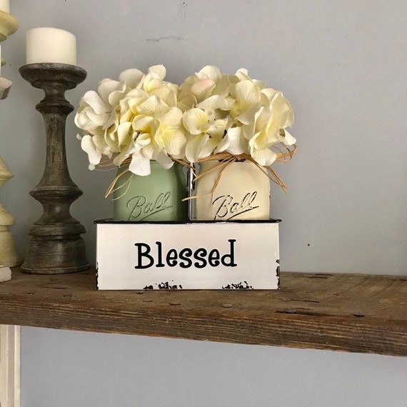 Thoughtful Personalized Gift flower Arrangement Rustic