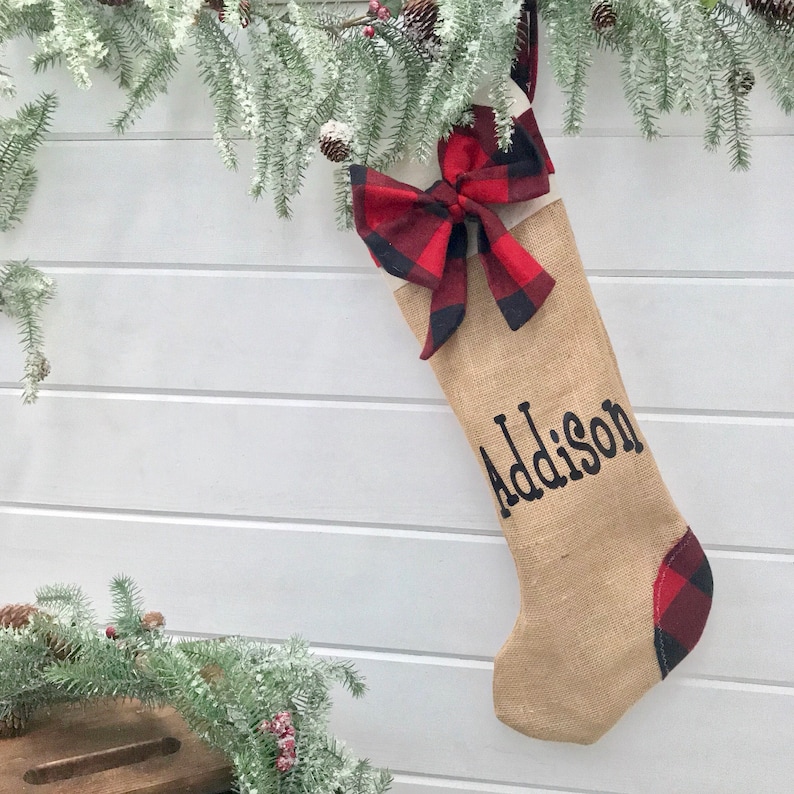 Monogrammed Christmas Stockings Christmas Stockings - Etsy